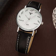 Fashion Faux Leather Mens Analog Watch Watches